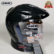INK CX 22 BLACK GLOSS HELMET INK CX22 BLACK GLOSS HELMET ORIGINAL INK HAT HELMET SNI WARRANTY