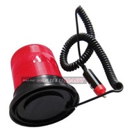9 Flash (11cmx12cm) Strong Xenon Strobe Car Truck Magnetic Emergency Warning Light Police Lamp (Red