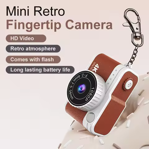 HD Retro Mini Camera 1.83 Inch With Screen 1080P Sports Portable Vintage Video Recorder Wearable Ind
