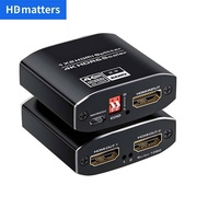 4K 60Hz HDMI Splitter 2/4-port HDMI 2.0 Splitter 1 in 4 out Splitter HDMI 2.0 4K/60Hz HDCP 2.2 for H