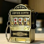 Mini Fruit Machine Keychain Pendant Las Vegas 777 Retro Shaker Small Toy Lucky Draw Machine 26.. 5.1