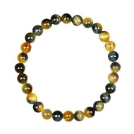 【正佳珠寶】金藍虎眼石 高品雙色 6mm 金藍虎眼手珠