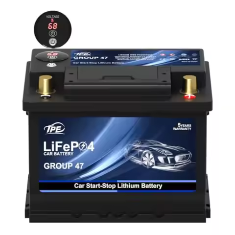 Car Start-Stop Lithium Battery BCI Group47 LiFePO4 Lithium-ion Car Battery Lightweight Design Auto L