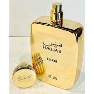 Hawas Black, Hawas Ice and Hawas Elixir Original by Rasasi, all in 100ML Eau de Perfumes for Men