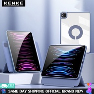 KENKE Ốp iPad Ốp Acrylic Trong Suốt HD Chống Uốn Cong Thông Minh Từ Tính 720 ° Ốp Thông Minh Xoay Có