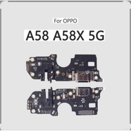 FLEXIBLE OPPO A58 5G / A78 5G + CONNECTOR CHARGER + CONNECTOR HANDSFREE + MIC ORIGINAL