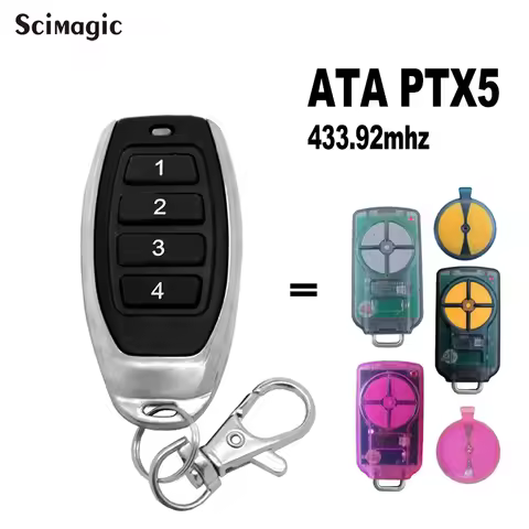 ATA PTX-5v1 PTX-5v2 Compatible Garage/Gate Door Remote Control GDO 6v3/7v2/7v3/8v3/9v2/9v3