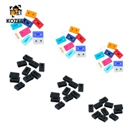 [KOZEEY] 10Pcs Rubber Fastener Rings Silicone Watch nds Wristnd Fastener  Loops Keepers Replacement 