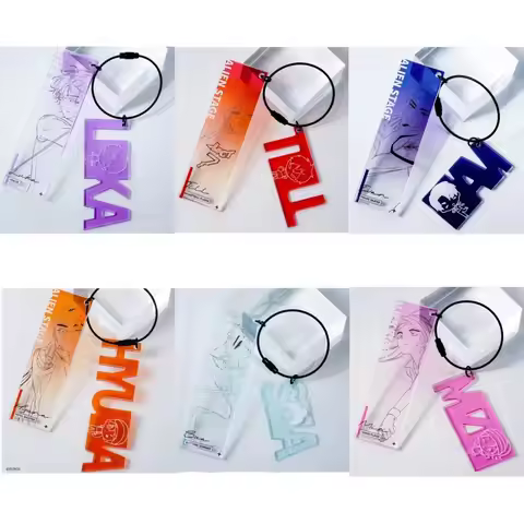 Alien Stage 3nd Anniversary Anime Ivan Till Luka Sua MiZi Hyuna Cosplay Acrylic Keychain Keyring Car