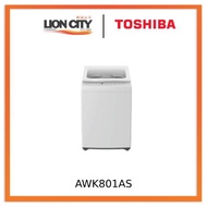 Toshiba AW-K801AS(WW) 7.0kg Top Load Washing Machine AWK801AS