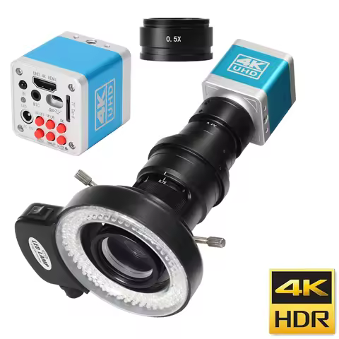 UHD 4K 41MP 500X 200X HDMI USB Type-C 3.0 IMX678 Sensor Industrial Digital Electronic Soldering Micr