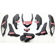 Full Set Body Halus 2DP Hitam Doff Matte Nmax Old Lama Bodi Original Asli Yamaha