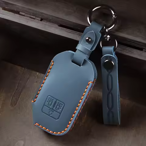 7 Buttons Leather Car Key Case For Kia Carnival 2021 2022 Sedona Carnival KA4 EX SX LX Fiesta 2023