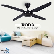 Mava 56” ceiling fan with 4 speed remote control / ceiling fan / remote control fan