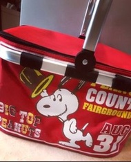 snoopy 可折疊加厚 防水保溫袋 冷藏袋 保冷袋 戶外野餐袋