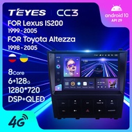 TEYES CC3 For Lexus IS200 XE10 1999 - 2005 For Toyota Altezza XE10 1998 - 2005 Car Radio Multimedia 