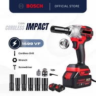 💥BOSCH 1599VF 3in1 Impact Wrench 880N.m 6 Size Cordless Electric Impact Wrench Screwdriver Drill Cor