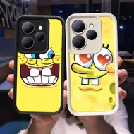 Q-36 Spongebob Black white Case for Xiaomi Redmi Note 13R 14 POCO C65 12 13 13C 5G