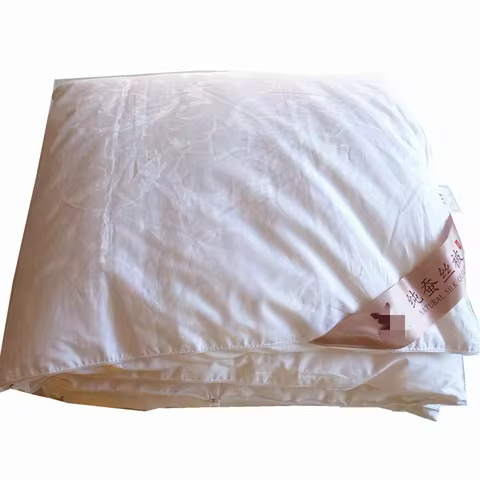 Lightweight Ultra Soft 100% Long Floss Mulberry Silk Filling Quilt Winter Silk Comforter Duvet