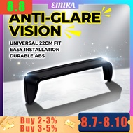 EmikaChoice 22cm Hitam Car GPS Visor Anti Silau Skrin Navigasi Kereta Pelindung Cahaya Monitor SunHo
