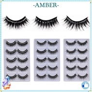 AMBER Diamond Manga Lashes Shiny Spiky Fuffy Lashes Glitter Handmade Thick Long Eye Lashes