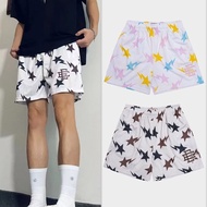 [3 Colors] EE Men's American Street Star Printed Shorts Summer Quick-drying Above Knee Trend Basketb