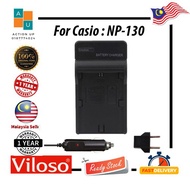 Viloso CNP-130 Li-Ion Battery for Casio ZR1100 ZR1200 ZR1500 NP130