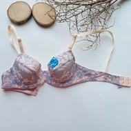 (J32)Jintana Jintana Chest 32 34 Bra With Underwire Thin Foam Holding The Breast Comfortable To Wear