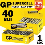 GP SUPERCELL Super Heavy Duty AA/AAA 1.5V Battery Batteries 1 BOX ONLY/Bateri GP SUPERCELL 1 KOTAK