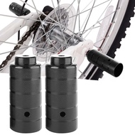 1 คู่จักรยานขาตั้งหมุดเหล็กอุปกรณ์เสริมจักรยาน BMX ​​Axle Peg