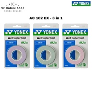 Yonex AC102 Racket Grip AC 102/ AC 102 EX SUPER GRAP TAPE New Color Badminton Racket Rubber Grip Ori