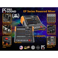 PS Pro Sound Powered Mixer 2x400W EP4 / EP6 Karaoke professional Multifunction audio mixer DJ consol