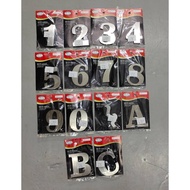 DOOR NUMBERING 0-9 ABC size : W4.5 x H6