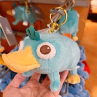 日本迪士尼 東京迪士尼  東迪 Disney store -Perry the Platypus 鴨嘴獸泰瑞 Kuttari くったり ペリー趴姿公仔吊飾 掛件 匙扣公仔 Plush Keychain