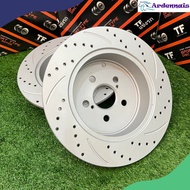 🔥 ORIGINAL TF SLOTTED & DRILLED DISC ROTOR (REAR) TOYOTA WISH ZNE10G ZGE20