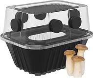 YANWEN Mushroom Growing Kit Monotub Stackable, Fruiting Chamber with FAE Filters, Mushroom Grow Box for Indoor Mushroom Growers