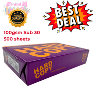 Hard Copy Sub 30 100gsm Bond Paper - 1 Ream (500 Sheets) - Short/A4/Long/A3  Original Smooth Thick a