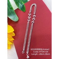 925纯银脚链(Anklet)Gelang kaki perak 925