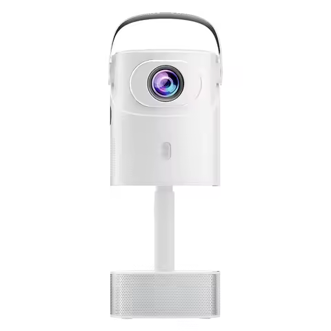 Movie Projector 4K Support Portable Projector Auto Keystone Home Theater Projector Telescopic Stand 