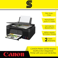 CANON PIXMA G3730 Wireless Multifunction MegaTank Printer with Low-cost Ink Bottles