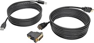 Tripp Lite 10ft HDMI DVI USB KVM Cable Kit USB A/B Keyboard Video Mouse 10' (P782-010-DH)