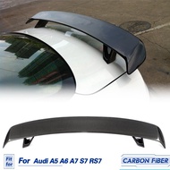 Rear Trunk Spoiler Lip Wing Carbon Fiber For Audi A5 A6 A7 S7 RS7 Sedan TT 2 Door Convertible 2008-2