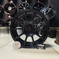 [4PCS] New Sport Rim 16inch ZE40 16X7JJ ET35 4H100 D.DARK