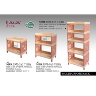 LAVA Multipurpose Rack | Multipurpose Storage Rack | Multi-functional Rack / Kabinet (2 tier / 3 tier / 4 tier / 5 tier)