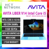 AVITA Liber V14 i5 FHD Laptop BLUE (INTEL CORE i5 10210U, 8GB RAM, 512GB SSD, INTEL UHD, 14 FHD,W10)