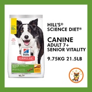Hill's® Science Diet® Canine Adult 7+ Senior Vitality Chicken & Rice Recipe Dog Dry Food 9.75kg 21.5