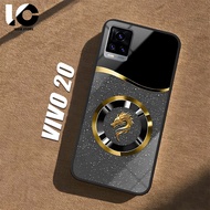 HP Casing VIVO V20 Softcase VIVO V2025 V2024 Glossy Case Shiny Glass Casing Protective Mobile Phone 