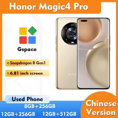 HONOR Magic 4 Pro 5g Smartphone 6.81 Inches 2848x1312px 4600mAh Battery 256GB ROM NFC 50MP OIS anti 