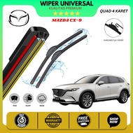 Quad Mazda Cx 9 Premium Car Wiper Blades One Pair RightKiri