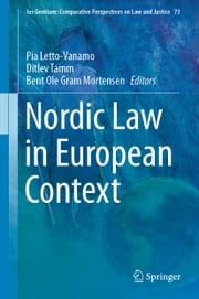 Nordic Law in European Context Pia Letto-Vanamo